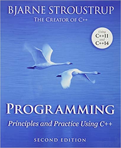 Programming -- Principles and Practice Using C++ (2nd edition)